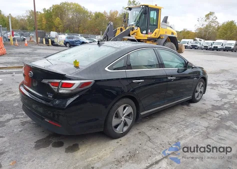 2016 Hyundai Sonata Hybrid Limited из США, поврежденный, VIN KMHE34L16GA012632
